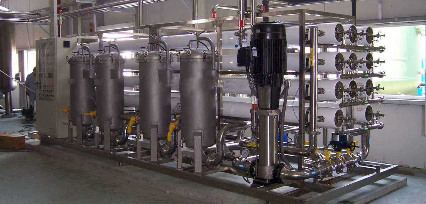 Pure water treatment system for winery